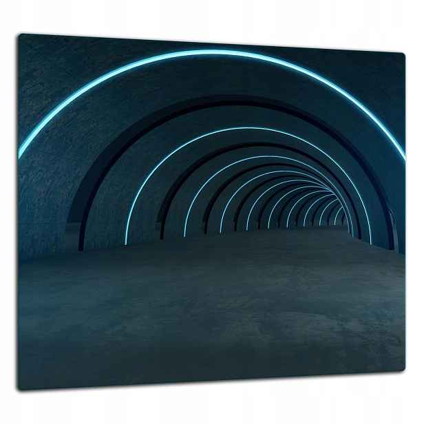 Skleněná Ochranná Deska Panel Lepidlo 65x60 Tunel