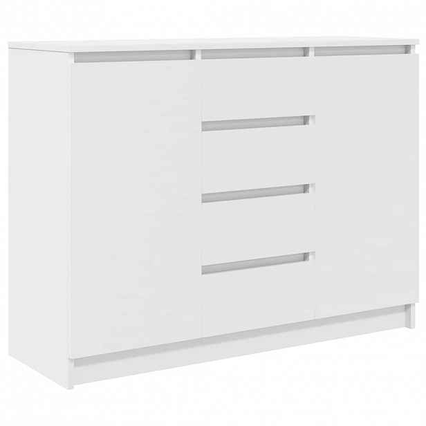 vidaXL Příborník se zásuvkami bílý 100,5x35x76 cm kompozitní dřevo
