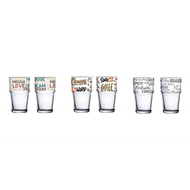 sklen. 350ml, 1ks, MOCHA, WORLD, ESPRESSO