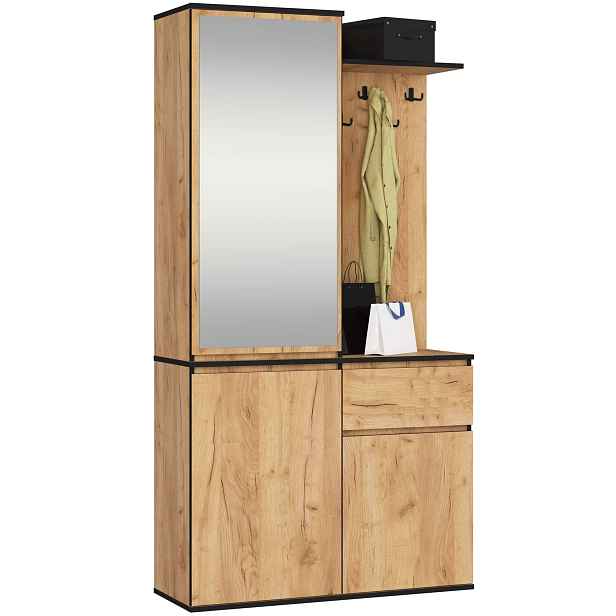 Ak furniture Předsíňová stěna Entro dub craft