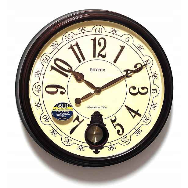 Nástěnné Hodiny Rhythm 51 cm Westminster Melodie 504