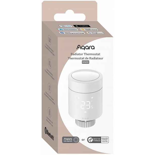 Aqara Radiátor Thermostat W600 (Offline) Termostatická kartuše, Zigbee, T