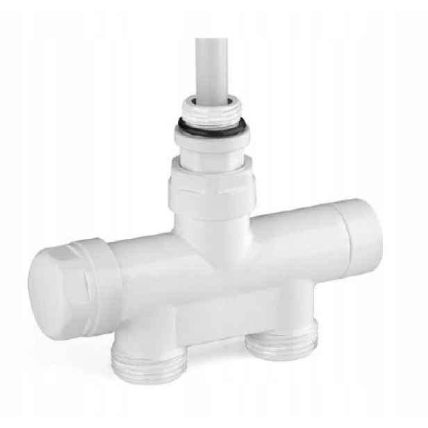 Jednoduchý ventil pro radiátor Mono/bílý Term. 50 mm M30x1,5CU/PEX