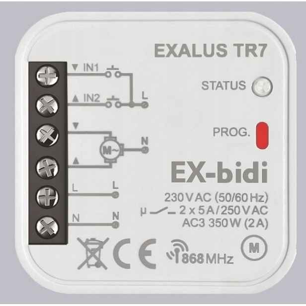 Ovládač Rolet Wifi Smart Home Dopuszkový Ex-bidi