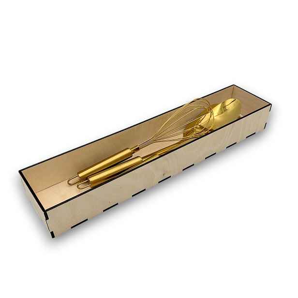 usporadejto.cz Organizér do šuplíku, vložka do zásuvky, dřevěný VASKY, 45,5 x 10 x 6 cm