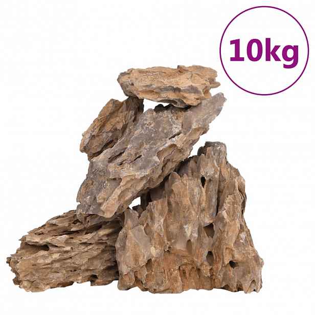 vidaXL Dračí kameny 10 kg vícebarevné 10–30 cm