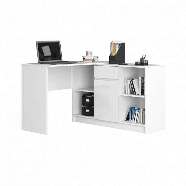 RAUMHIRSCH FURNITURE PSACÍ STŮL Bílý, bílý lesk 79/120/126