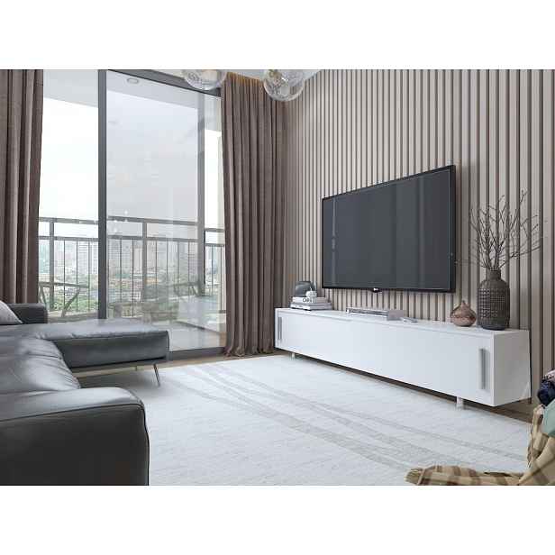 TV stolek Nehi - White, White