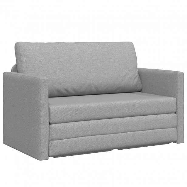 vidaXL Pohovka na spaní Oblačno šedá 124 x 71 x 78 cm textil