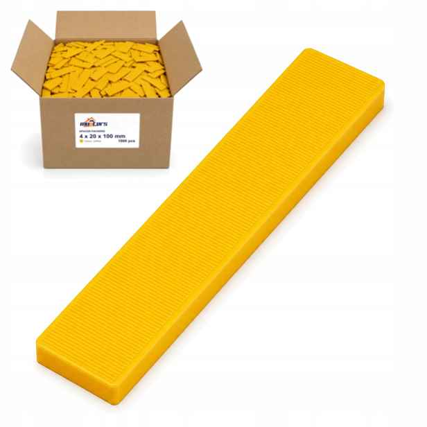 Distanční podložky pro zasklení 4x20x100 mm 1000ks