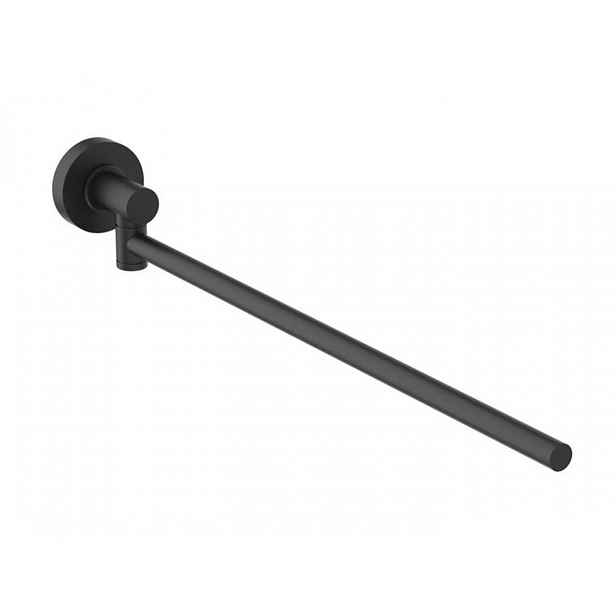 Ideal Standard IOM - Držák ručníku, otočný, délka 37 cm, hedvábná černá A7651XG