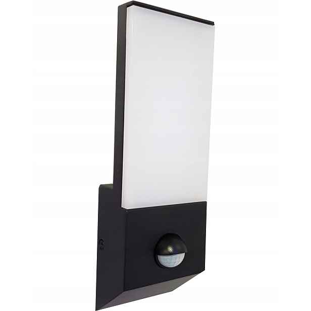 Lampa zahradní fasádní Led nástěnná 9W senzor
