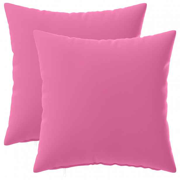 vidaXL Povlak na polštář 2 pcs HEERLEN Růžová 35 x 35 cm Polyester
