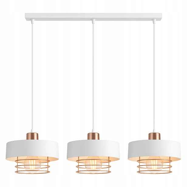 Závěsné Stropní Svítidlo Led Svítidlo Bílá E27 Lustr Loft kov moderní