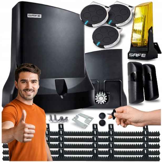 Pohon Pro Posuvné Brány Sada automatických ovladače pohonu lampa 800 kg Safe