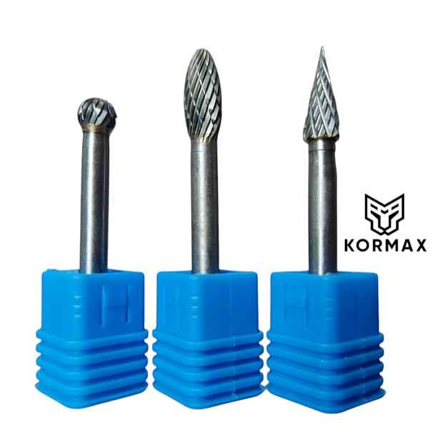 Fréza pilník vysokorychlostní rotační 8 mm na kov s karbidem Set 3ks