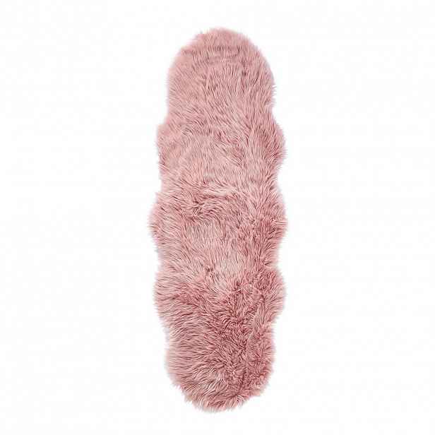 Ambia Home UMĚLÁ KOŽEŠINA, 60/180 cm, růžová