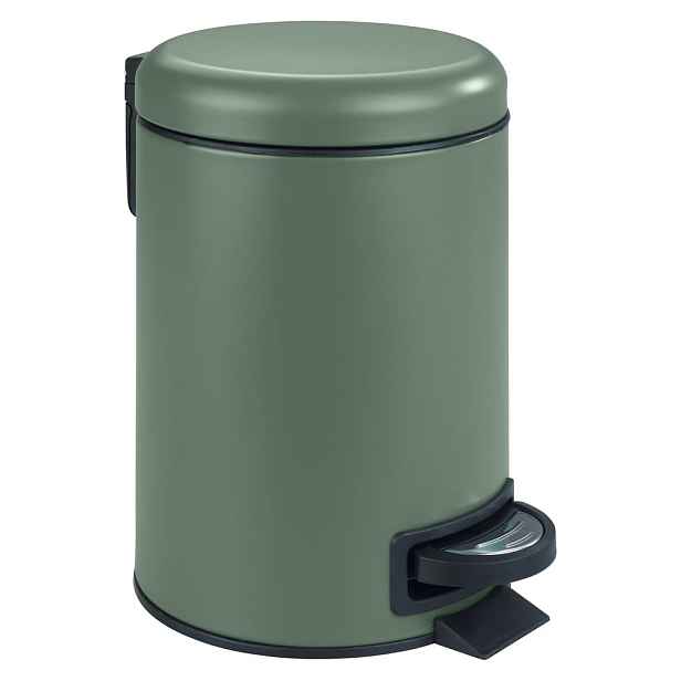 Zelený koš do koupelny Wenko Leman, 3 l