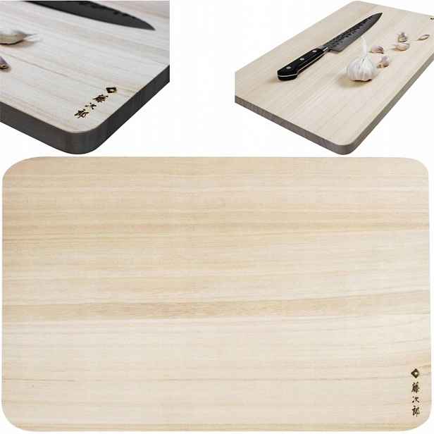 Tojiro Japonská univerzální krájecí deska ze dřeva Paulownia 45x29x2 cm