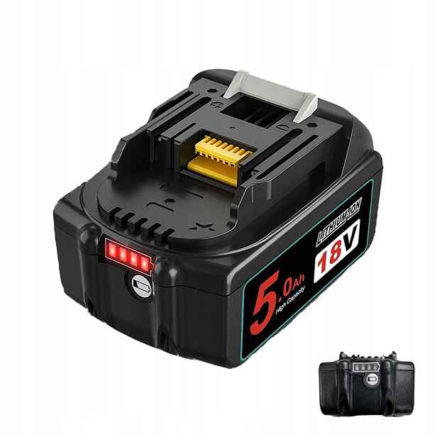 akumulátor 3Ah 18V s akumulátorovým nářadím Makita BL1850 BL1830b