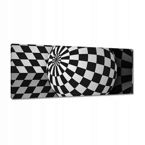 Obrazy 100x40 Abstrackja černobílá