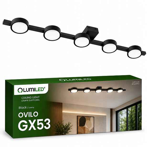 Stropní Svítidlo Halogenové Led svítidlo 5x GX53 Spot Nástěnné svítidlo Reflektor Nástěnné