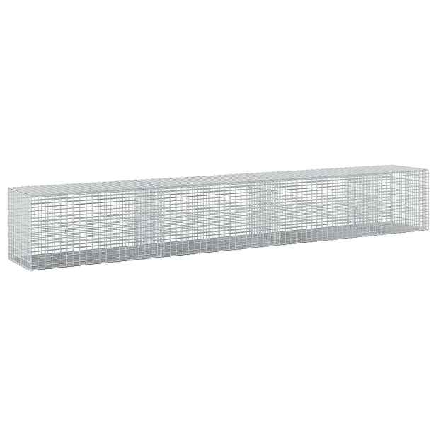 vidaXL Gabion s drátem 3,5 mm a sítem 5x2,5 cm 350x50x50 cm
