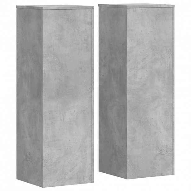 vidaXL Stojan na rostliny 2 ks Betonově šedá 33 x 33 x 100 cm