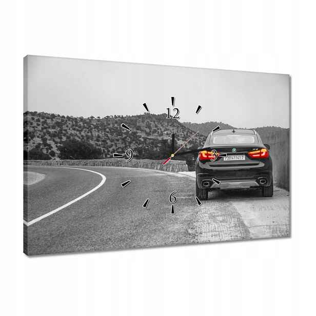 Hodiny 60x40 Bmw černé X6