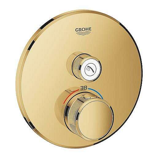 Sprchová baterie Grohe Grohtherm Smartcontrol bez podomítkového tělesa Cool Sunrise 29118GL0