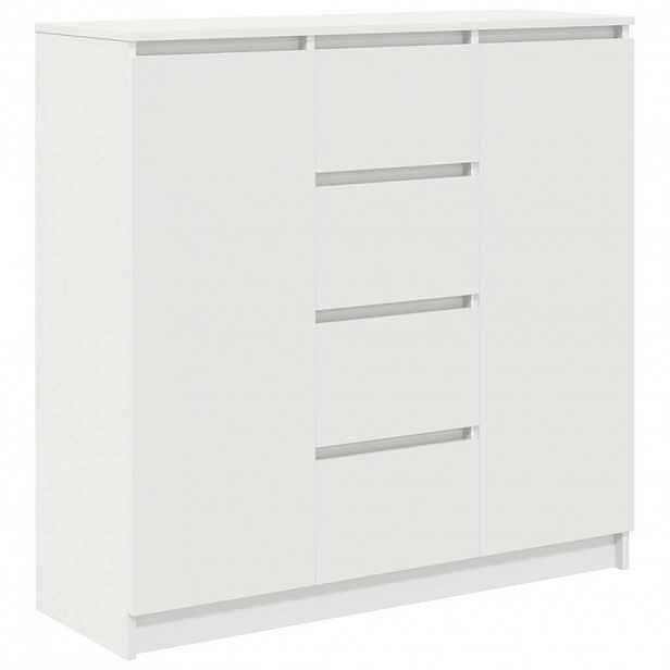 vidaXL Příborník se zásuvkami bílý 100,5x35x98,5 cm kompozitní dřevo