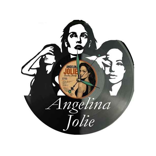 Angelina Jolie Nápad na Dárek Nástěnná Dekorace z vinylové desky