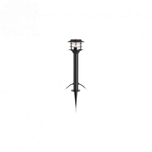 Černé zápustné svítidlo Markslöjd Garden, délka 45 cm