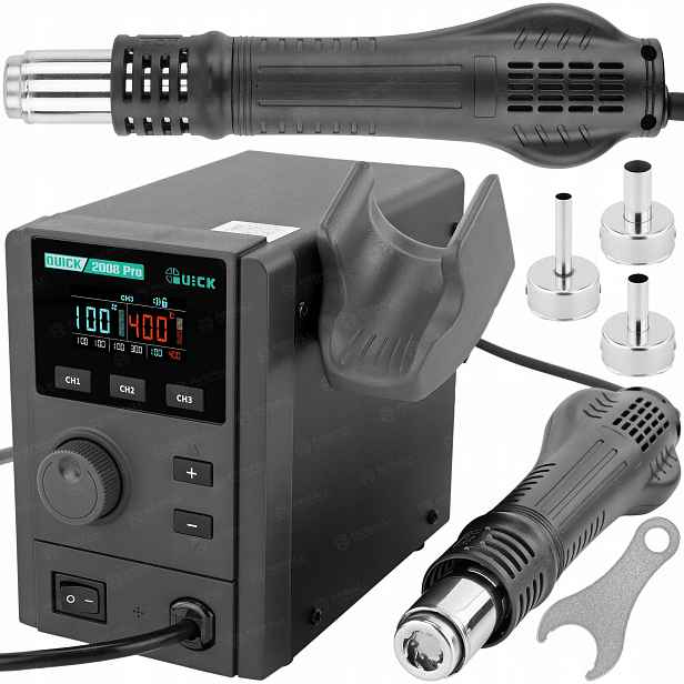 Horkovzdušná Pájecí Stanice Quick Svařovací Stroj 2008 Pro 750 W