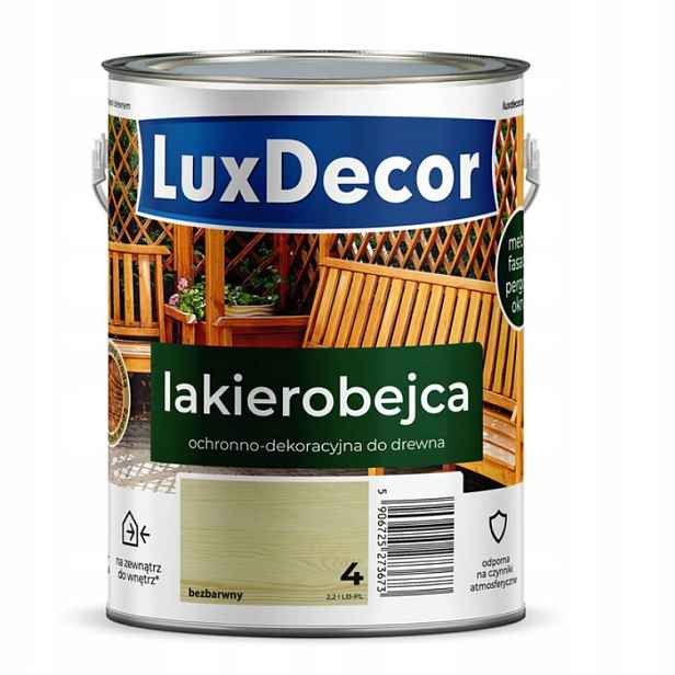 Luxdecor Odolný Ochranný A Dekorativní Lak Na Dřevo 2,2 L Bezbarvý