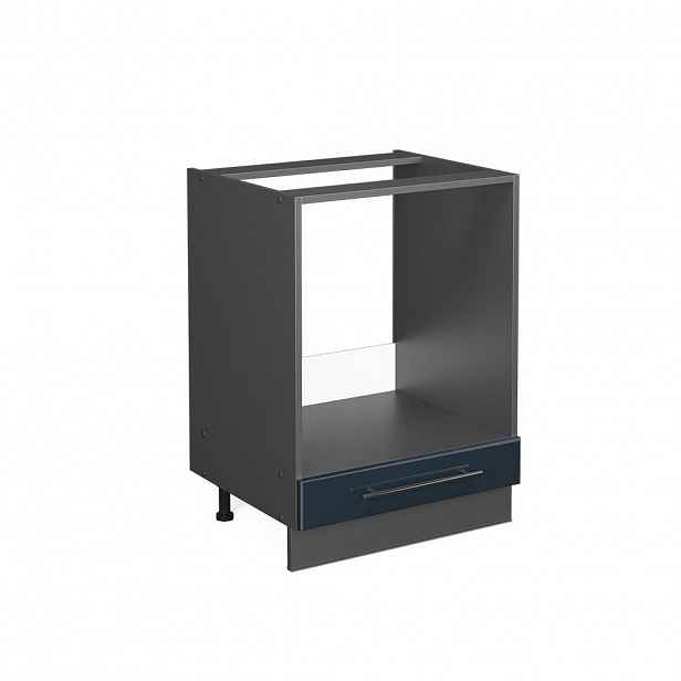 Vicco SKŘÍŇKA NA VESTAVĚNOU TROUBU Fame-Line Tmavě modrá s vysokým leskem 60 cm bez pracovní desky