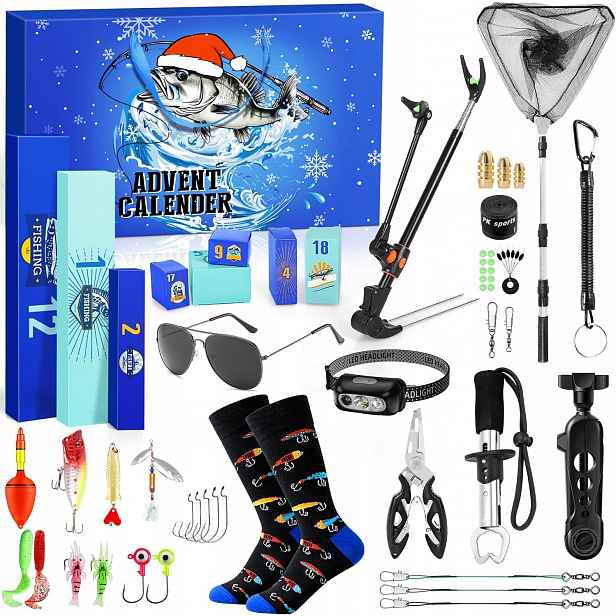 Adventní Kalendář Pro Rybáře Muže Přítele Háčky Na Ryby Dárek