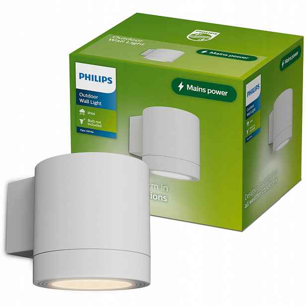 Zahradní nástěnné svítidlo Led fasádní lampa GU10 IP44 Fylx Philips