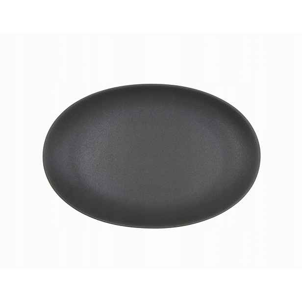 Alumina Terra Black Oválná mísa 31 cm