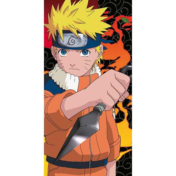 Bavlněná dětská osuška 70x140 cm Naruto Uzumaki – Jerry Fabrics
