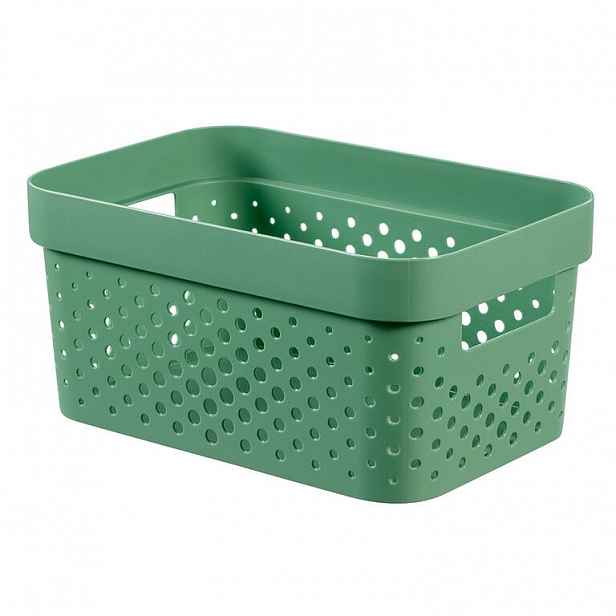 Úložný box INFINITY recyklovaný plast zelený 4,5 l