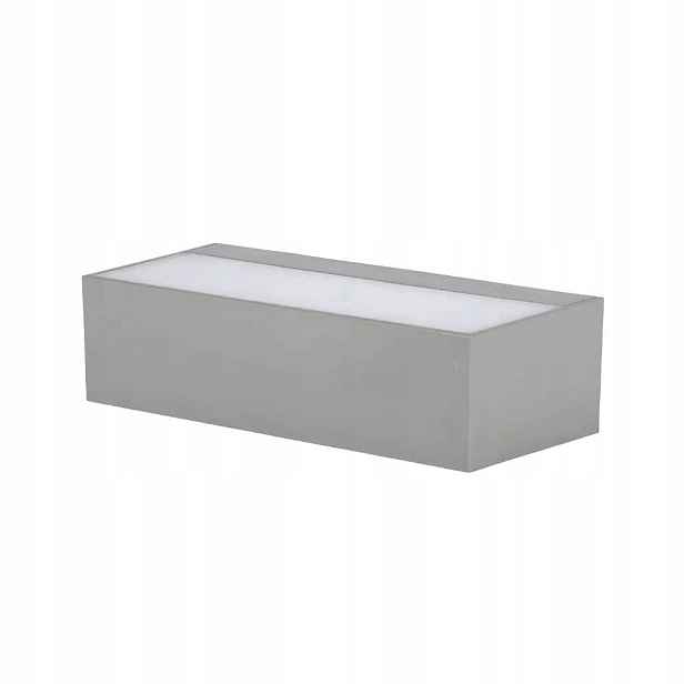 V-tac Nástěnné svítidlo 9W Led nahoru dolů šedé IP65 VT-8056 3000K 850lm