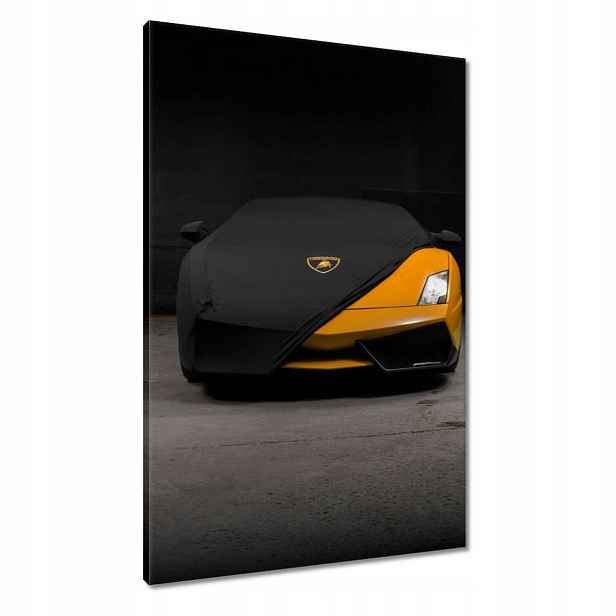Obrazy 60x90 Oranžové auto