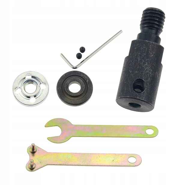 Adaptér pro brusku sada M10 14mm klíč matice