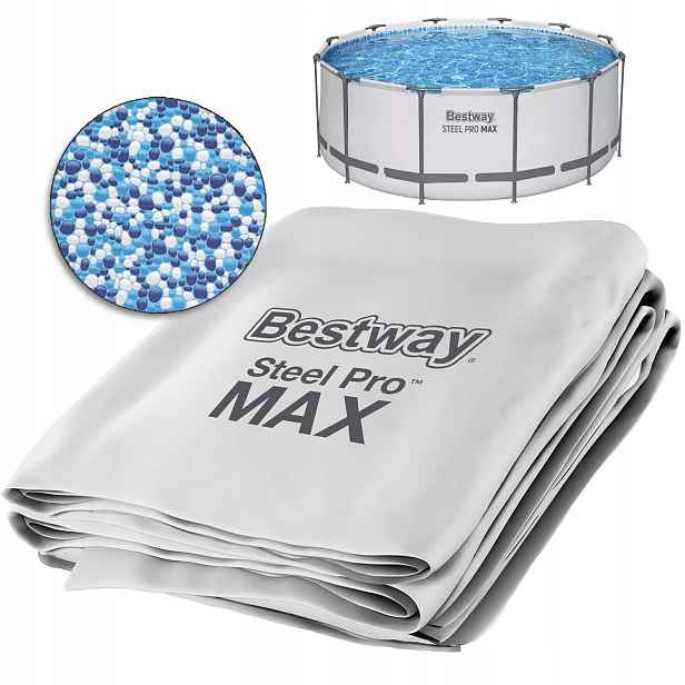 Bazénová vana s potahem do bazénu Bestway Steel Pro Max 366x122 cm