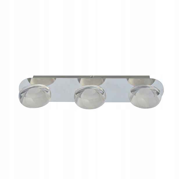 Led Stropní svítidlo Italux , skleněné koule, chrom
