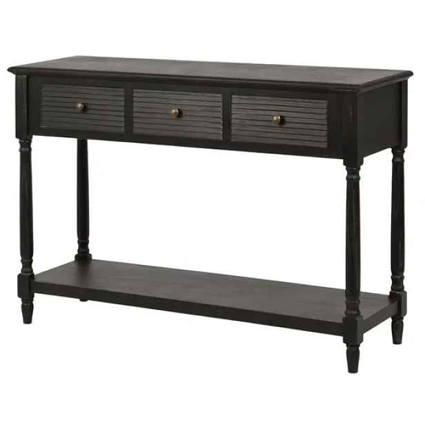 LivinHill Konzolový stolek Livorno 120 cm černý