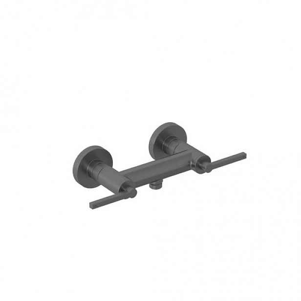 Sprchová baterie Kludi Nova Fonte bez sprchového setu 150 mm kartáčovaný gunmetal 20710N215