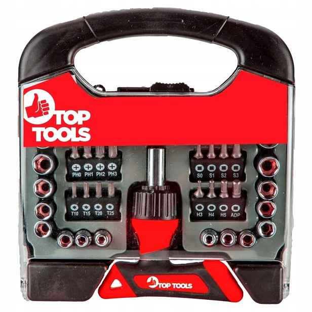 Šroubovací Nástavce S Rukojetí 44 Ks 39D200 Top Tools