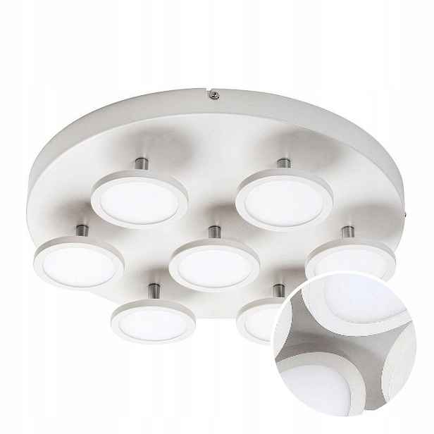 Stropní Svítidlo Stropní Svítidlo Led 42W Bílá Minimalistická 40 cm Obývací pokoj Elsa Rabalux
